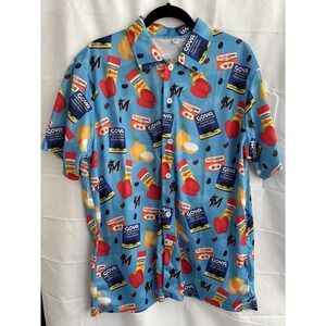 Miami Marlins Goya Shirt Size XL  Hawaiian Short Sleeve MLB Baseball